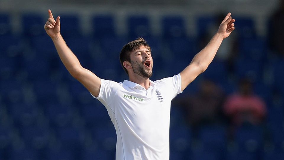 Mark Wood eventually made the breakthrough and a clatter of wickets saw Pakistan declare on 523 for 8