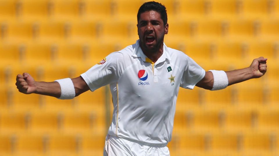 Imran Khan broke the partnership when he had Moeen caught behind for 35