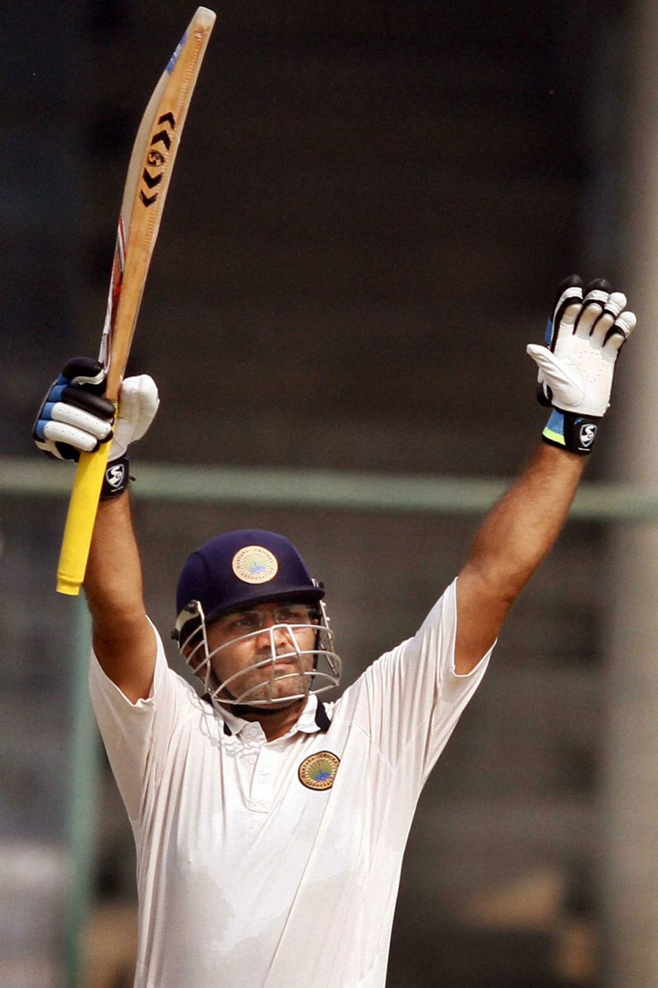 Virender Sehwag scored a half-century against his former team-mates