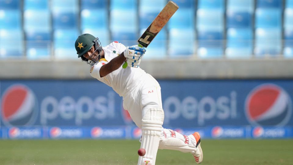 Asad Shafiq was the mainstay of Pakistan's morning effort, but he was last man out for 83