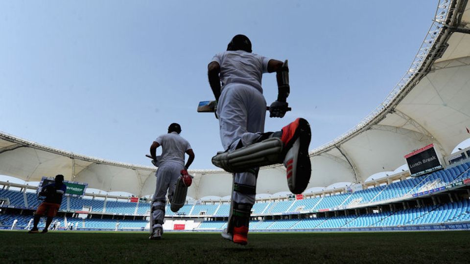 Alastair Cook and Moeen launched England's innings in front of a near-empty stadium