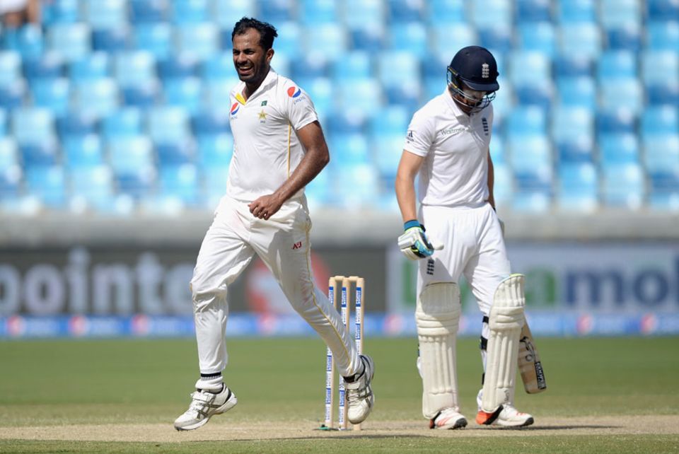 Jos Buttler fell for 0 in England's first innings in Dubai