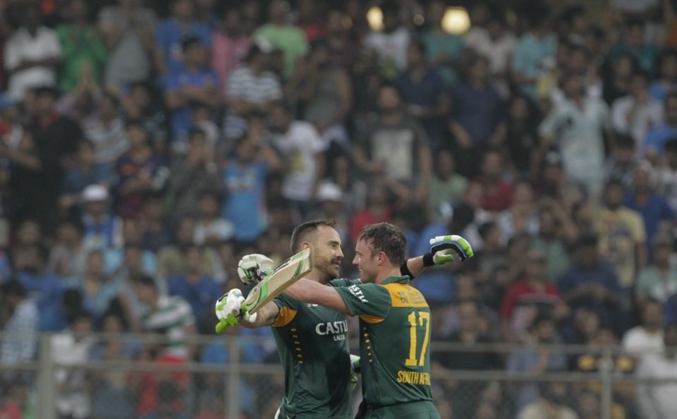 Faf du Plessis is calm, analytical and acknowledges luck plays a role in results, while AB de Villiers' captaincy style is frantic and he takes defeats as personal failure