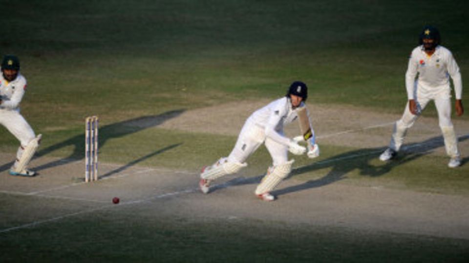 Joe Root led England's resistance with his second half-century of the match