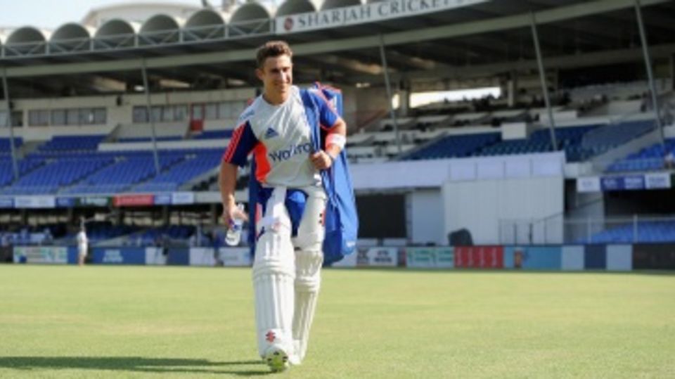 James Taylor heads for the nets after confirmation of his recall