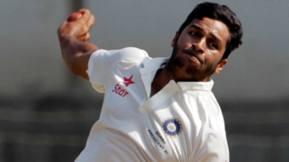 Shardul Thakur bowls to the South African batsmen during the tour game