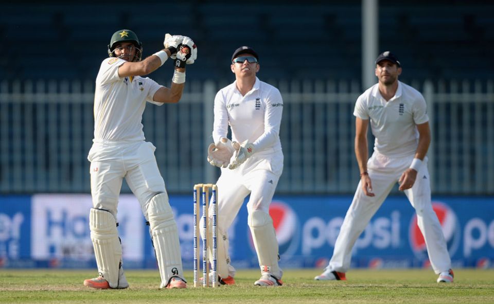 Misbah-ul-Haq and Sarfraz Ahmed, however, kept the scorecard ticking with an 80-run partnership