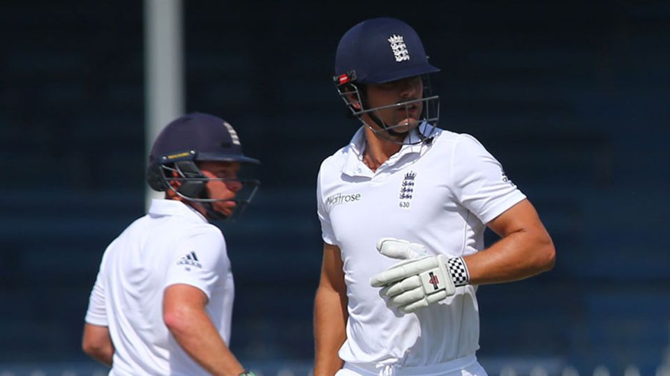 He added 71 for the second wicket with Ian Bell