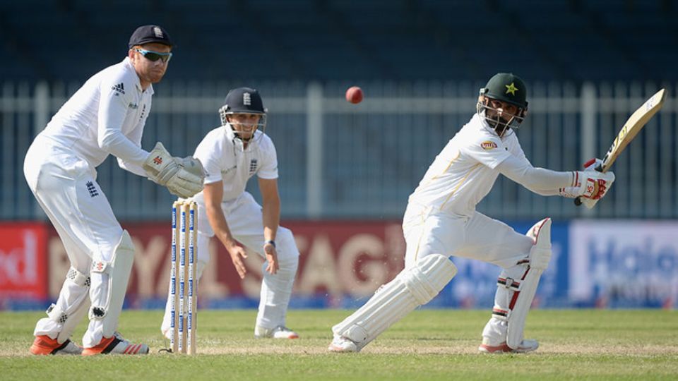 Mohammad Hafeez made brilliant use of his successful DRS appeal