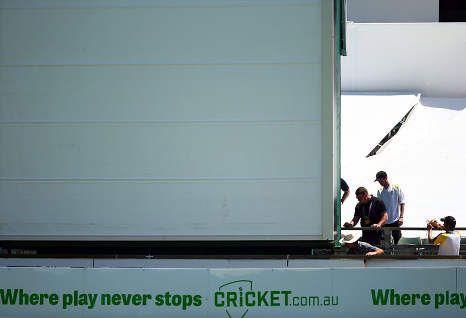 Regular sightscreen-related hold-ups at the WACA didn't help the pace of the recent Test there