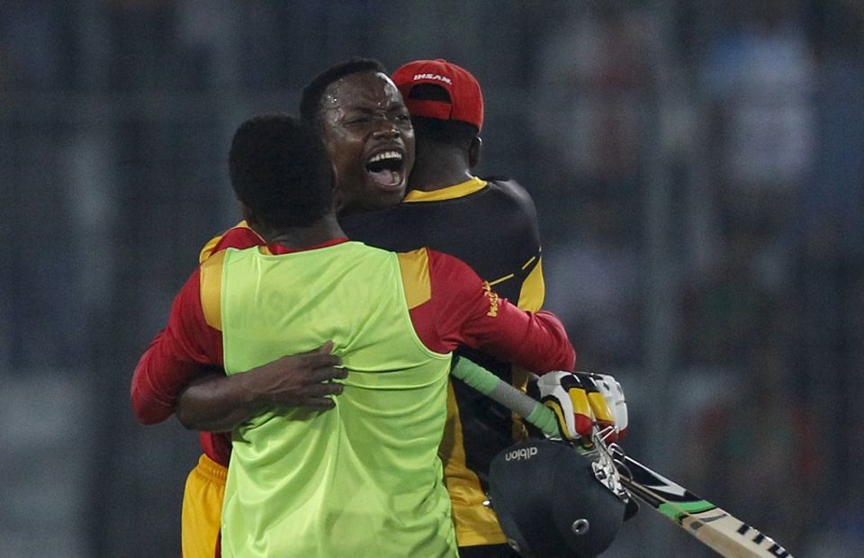 Neville Madziva was understandably chuffed with Zimbabwe's victory and his stunning role in it