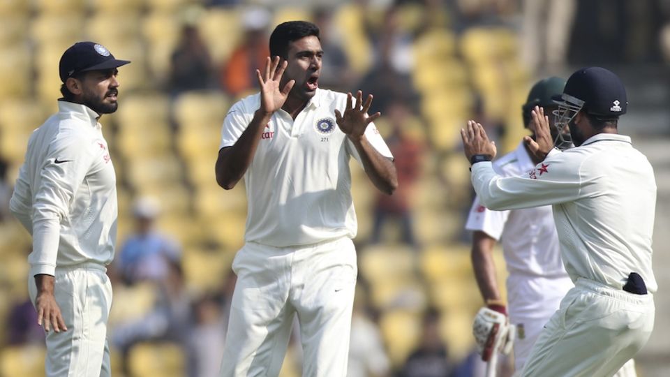 R Ashwin got India off to the perfect start on day two, dismissing Dean Elgar and Hashim Amla in successive overs.
