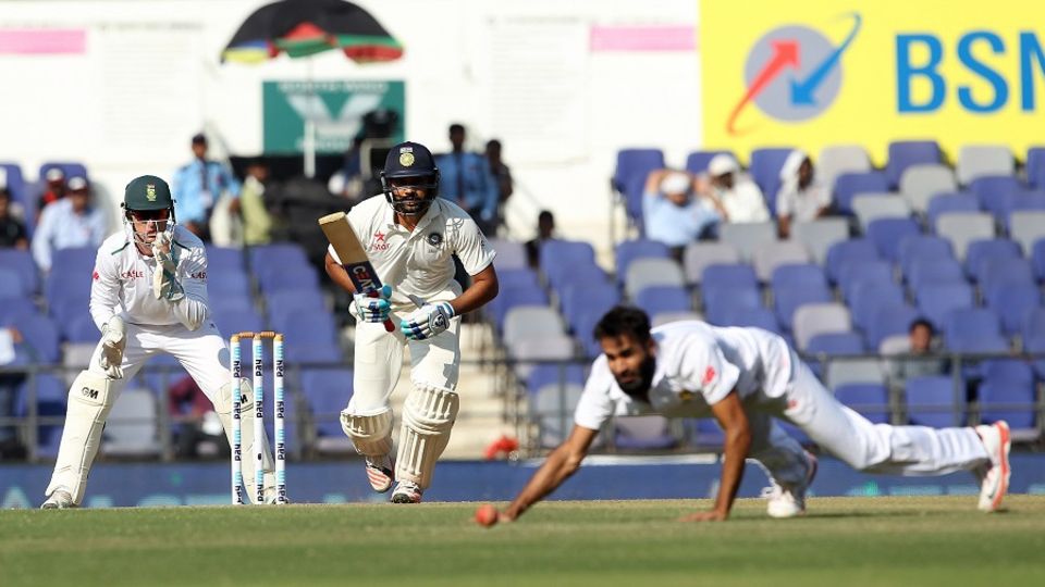 Rohit Sharma then fought on alongside the tail, taking India past 150