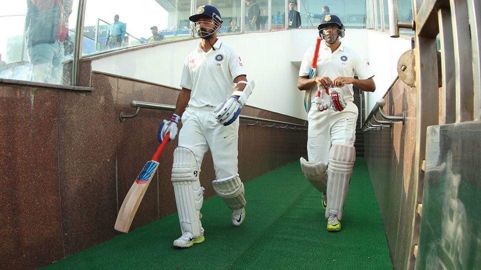 Ajinkya Rahane and R Ashwin added 98 together