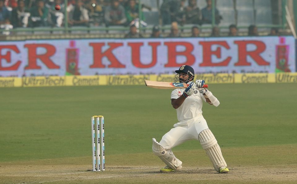 Ajinkya Rahane, however, found a higher gear and helped India surge ahead