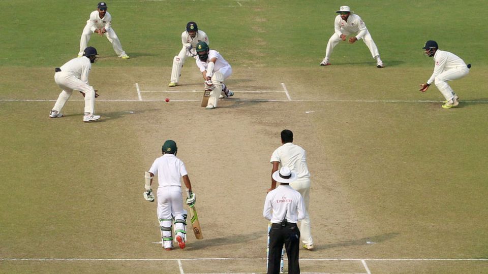 Hashim Amla is playing one of the slowest Test innings ever