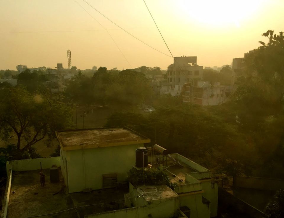 Rays of hope: after a washout in Bangalore, the appearance of the sun in Nagpur was cause for cheer