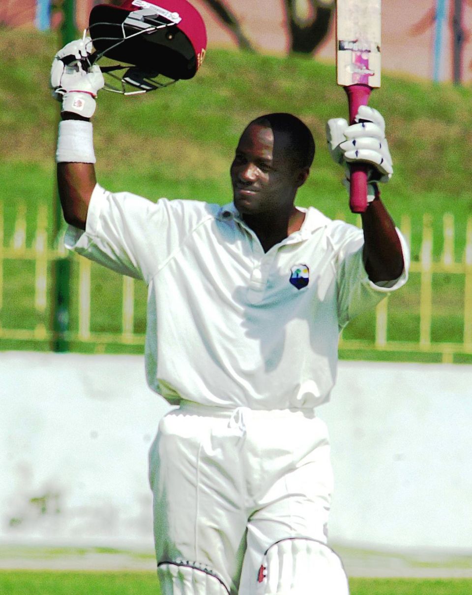 Solitary splendour: Brian Lara's Colombo effort was masterful but came in a heavy defeat
