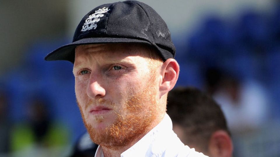 Ben Stokes looks on after England's Test series defeat in the UAE