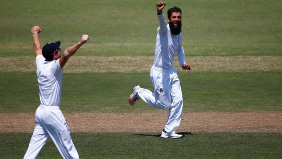 Moeen Ali struck twice in consecutive overs