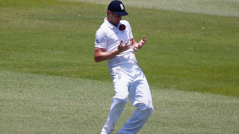 The eighth-wicket stand was ended on 54 thanks to a juggled catch from Chris Woakes