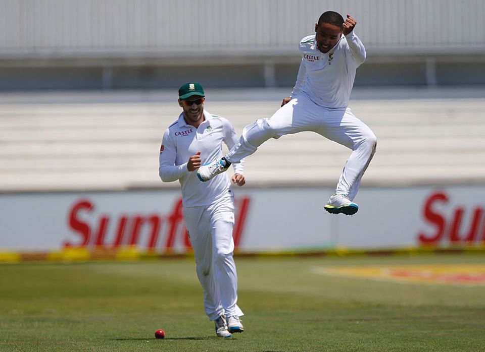 Dane Piedt defeated Alastair Cook to trap him lbw