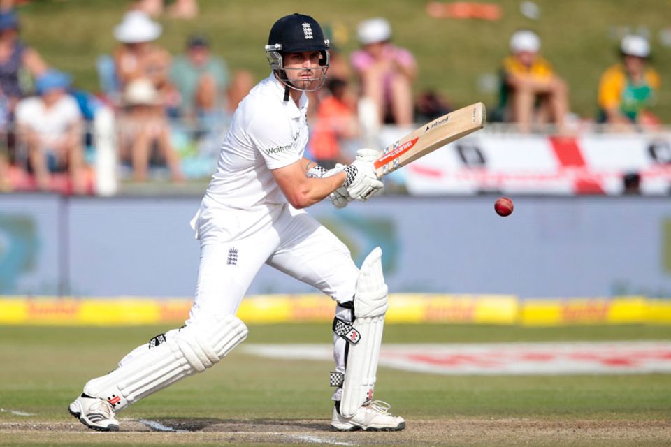Nick Compton produced his second important innings of the match before falling for 49...