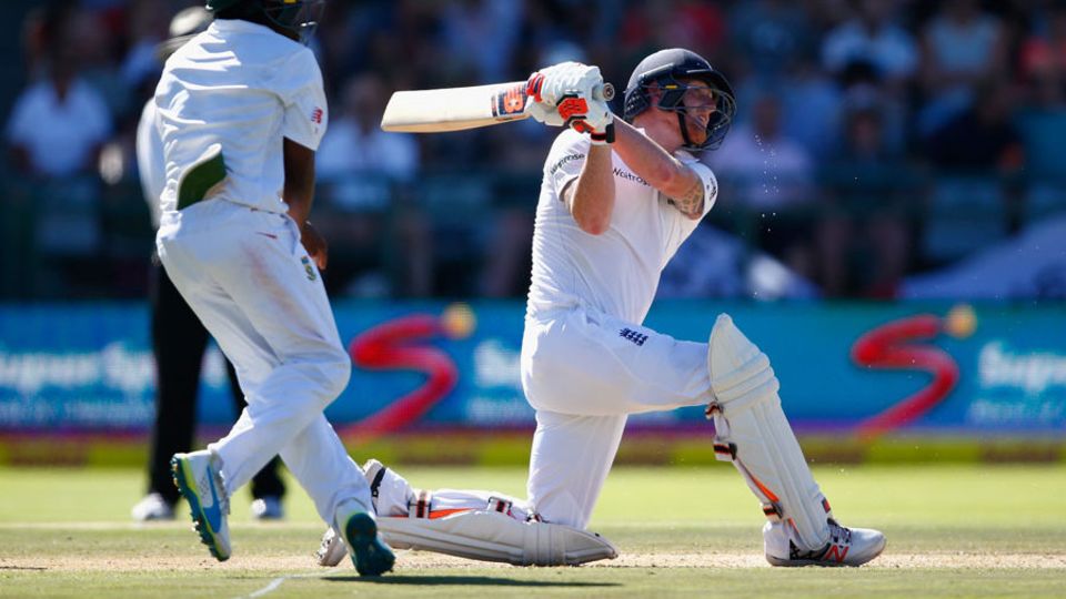 Ben Stokes took on the new ball to bring up a valuable half-century