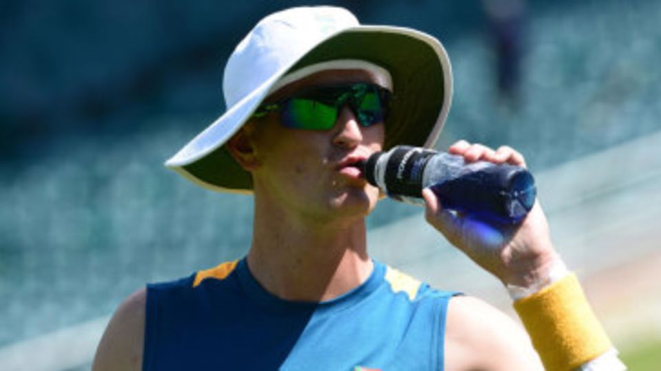 Chris Morris during practice at the Wanderers
