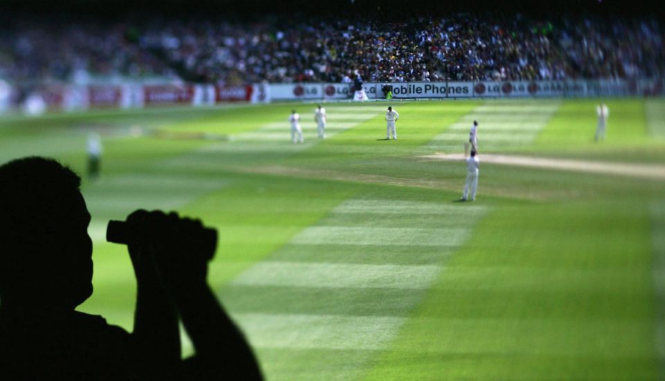 Beyond a press box