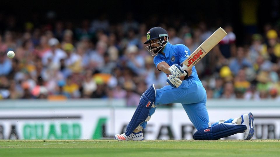 Rohit Sharma and Virat Kohli then started to rebuild India's innings at brisk pace