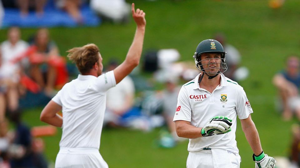 Uncertain future? Much changed for AB de Villiers during the series and he ended it with three ducks