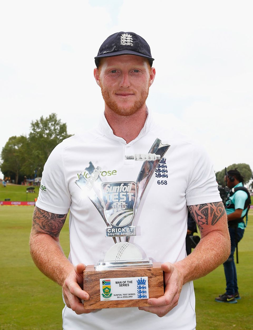 Ben Stokes was named Man of the Series