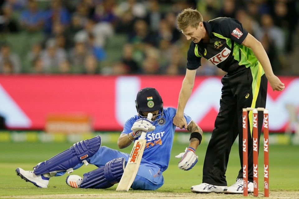 "Me and Virat get on fine and he said the same thing to the press as well. There is nothing there. It's just a contest and he likes getting into a contest."