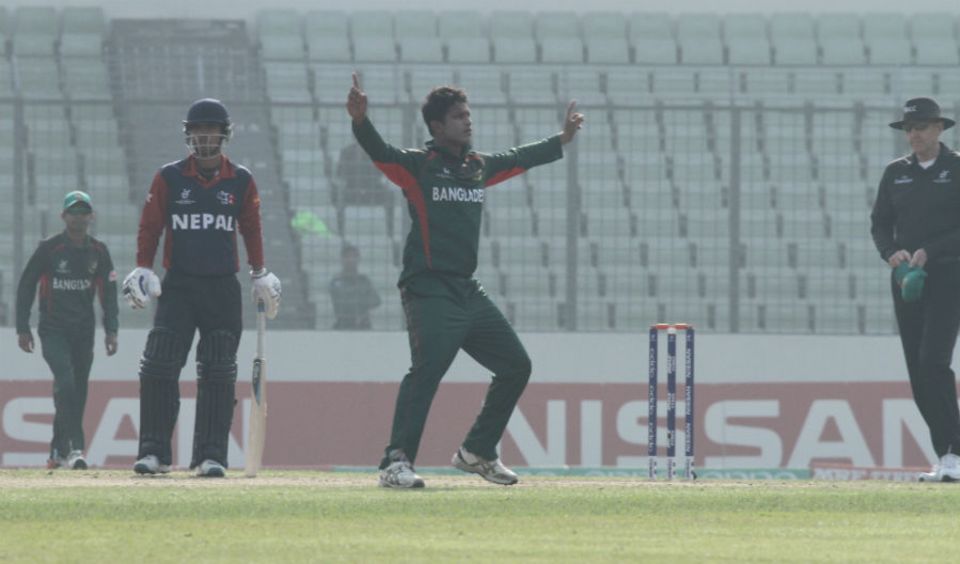 Mohammad Saifuddin becomes the fifth bowler to be reported in this season's Dhaka Premier Division Cricket League