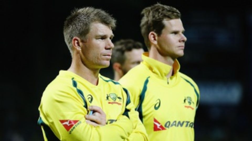 Steven Smith and David Warner look dejected after losing the series