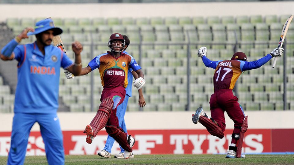 Keacy Carty played the matchwinning innings when West Indies beat India in the Under-19 World Cup final in 2016