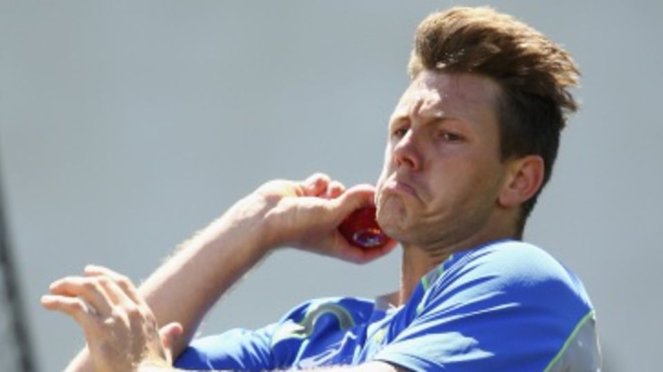 James Pattinson toiled hard in the nets