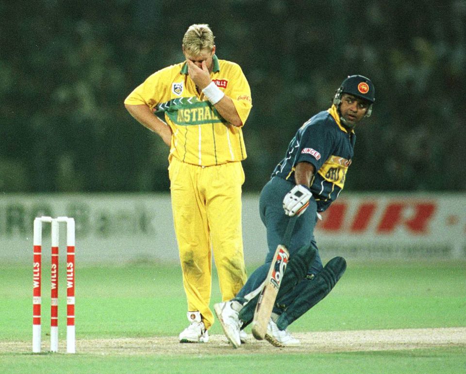 In the 1996 World Cup final, Ranatunga finished with 47 runs off 37 balls, Warne with 10-0-58-0