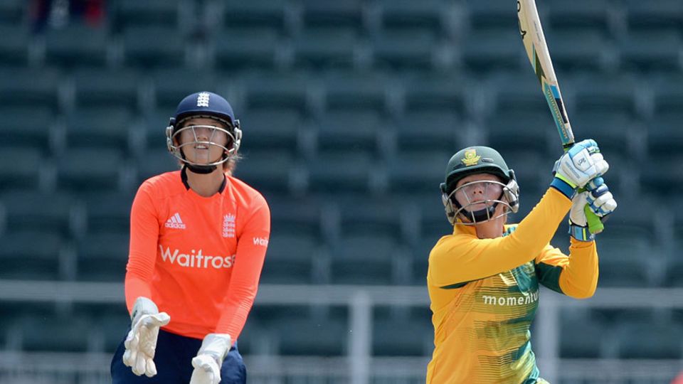 Lizelle Lee helped South Africa over 100 and in the end it proved enough (file photo)
