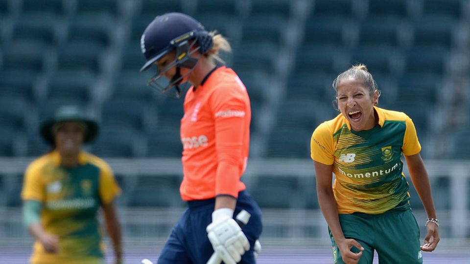 File photo: Shabnim Ismail picked up three wickets to bowl South Africa to their first T20I win against West Indies