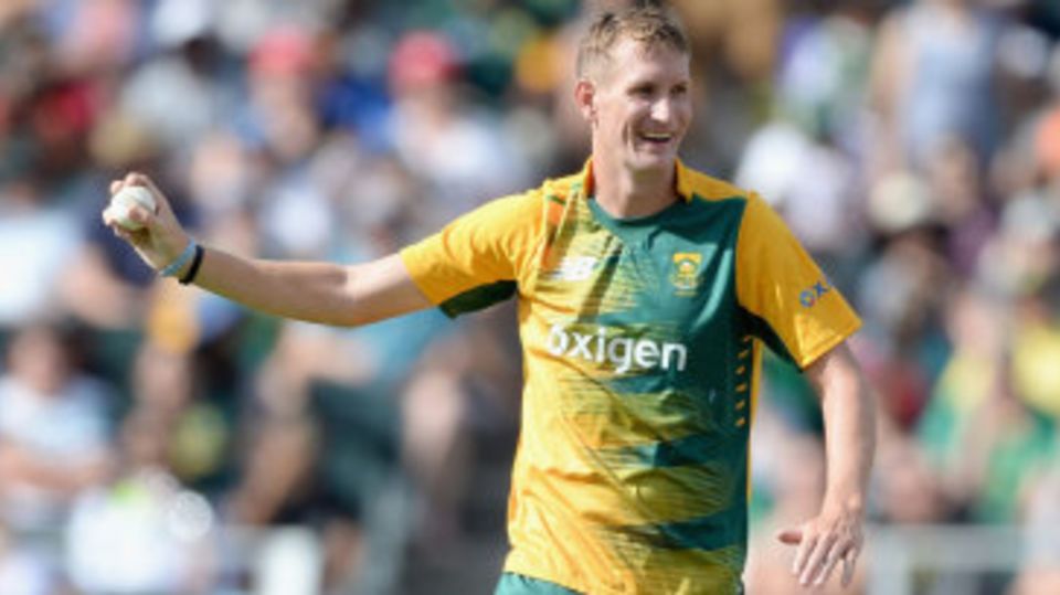 Chris Morris took a return catch to dismiss Ben Stokes