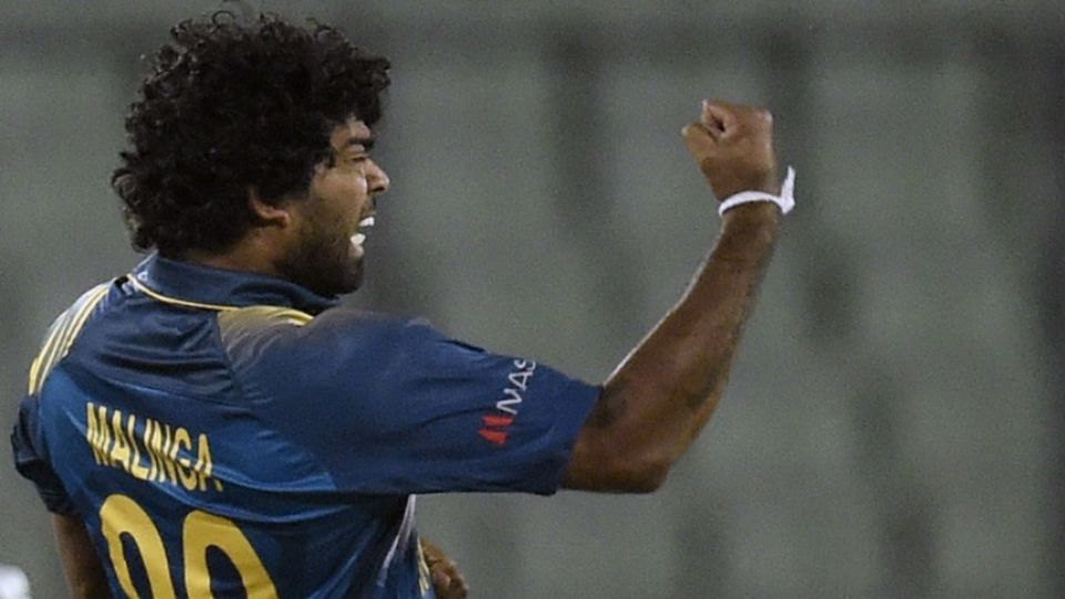 Lasith Malinga's first over since November 2015 started and ended with wickets