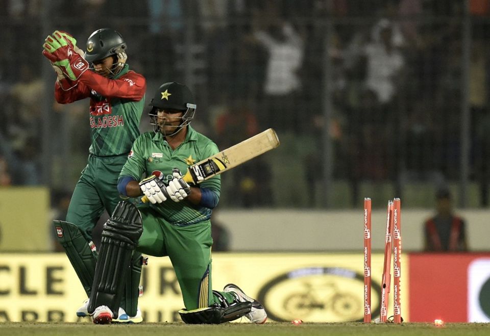 The wicket triggered a top-order collapse as Pakistan slumped to 18 for 3 inside five overs