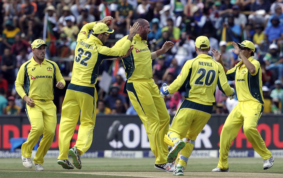 John Hastings was the bowler to strike