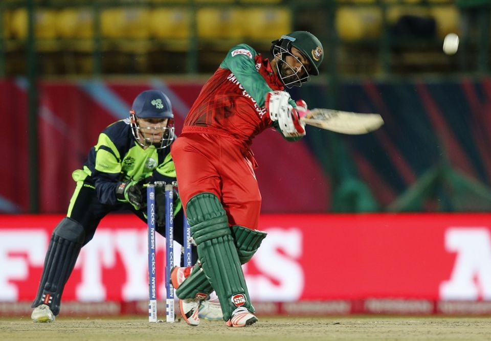 Sound the alarm: Tamim Iqbal in fire engine red