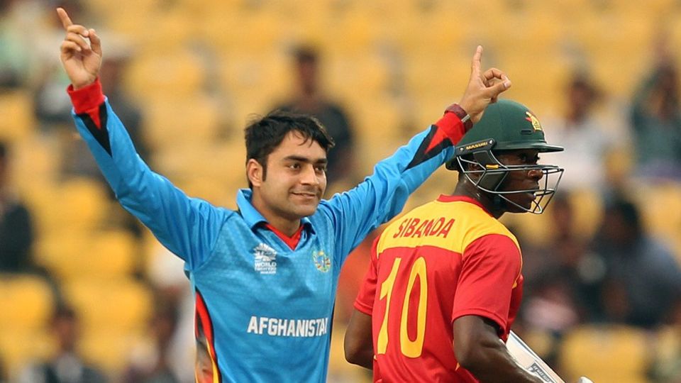 Rashid Khan extended Afghanistan's dominance over Zimbabwe