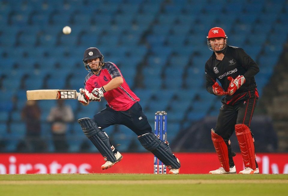 Matthew Cross drove Scotland's chase after they had lost opener George Munsey early