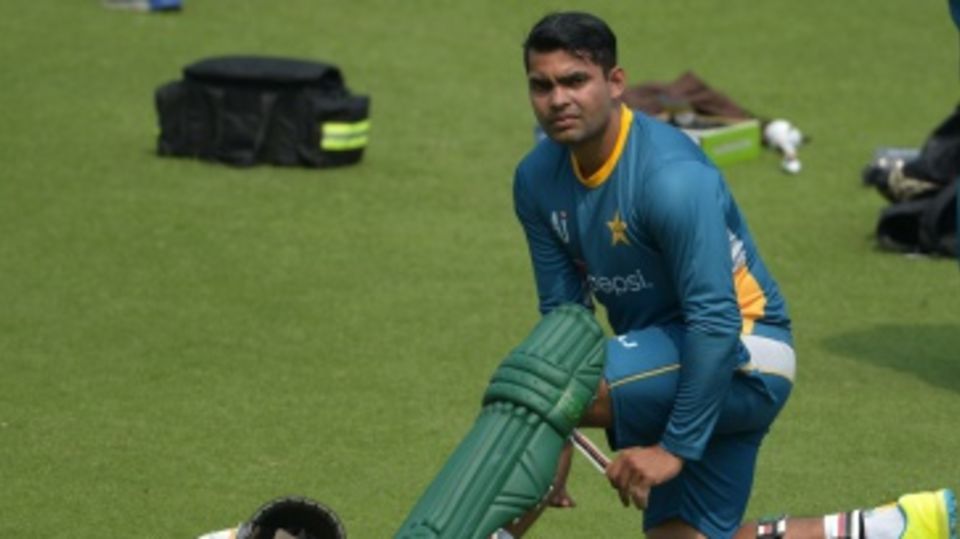 Umar Akmal pads up