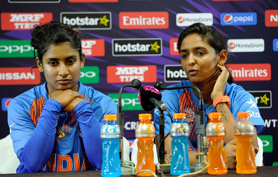Harmanpreet Kaur (right) has captained India in three ODIs and six T20Is so far